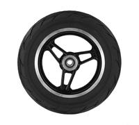 Roue pratique en caoutchouc solide de 25,4 cm avec moyeu pour scooter électrique utilisation sur propriété privée (10 mm)