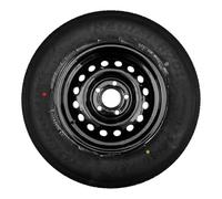 Roue renforcée pour remorque LINGLONG 185/80 R14C 104/102N avec jante acier UNITRAILER noire 5.5Jx14 H2 5x112 ET30 - roue complète 14 pouces, charge 900 kg