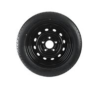 Roue renforcée pour remorque LINGLONG 195/50 R13C 104/101N avec jante acier UNITRAILER noire 5.5Jx13 H2 5x112 ET30 - roue complète 13 pouces, charge 900 kg