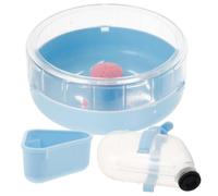 Roue Réutilisable pour Hamster Gamelle et Biberon Abs | Accessoires pour Petites Bêtes, Installation Facile, Habitat Confortable, Usage Maison Bureau, Lot Complet