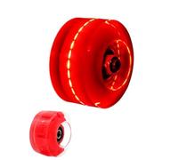 Roue Roller 1PC allument les roues de patin à roulettes Quad lumineuses allument les roues de planche à roulettes Quad Roller avec roulements installés(C 1PC)