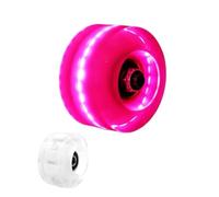 Roue Roller 1PC allument les roues de patin à roulettes Quad lumineuses allument les roues de planche à roulettes Quad Roller avec roulements installés(D 1PC)