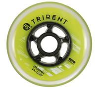 Roue roller POWERSLIDE Trident DD - POWERSLIDE - Blanc - Roller - Mixte 80