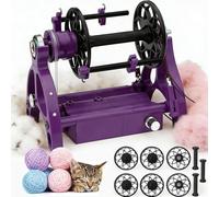 Roue rotative électrique - Enrouleur de fil automatique 800 tr/min avec interrupteur à pied, vitesse continue pour travaux manuels, capacité de 120 g, fonctionnalité avant et arrière