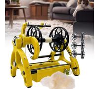 Roue rotative électrique pour la fabrication de fil avec vitesse variable et contrôle avant/arrière pour un tissage efficace