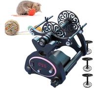 Roue rotative pour la fabrication de fils, 800 tr/min, roue rotative électrique avec vitesse réglable et avant/arrière, mini enrouleur de laine pour laine, violet soie, d'innombrables