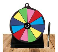 Roue rotative pour prix - Roue colorée avec support, plateau tournant de table réutilisable pour collectes de fonds, supermarchés, carnavals, fêtes, salons, événements commerciaux