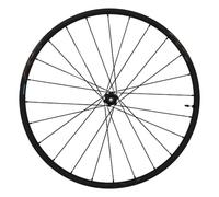 Roue route 700 av jante noir Shimano rs370 disque centerlock axe travers.e thru