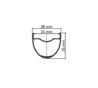 Roue route 700 dt swiss g1800-25 gravel spline disc centerlock axe 12-100mm