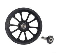 Roue silencieuse en caoutchouc 72 mm pour les trajets quotidiens (noir)