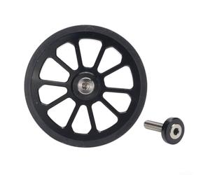 Roue silencieuse en caoutchouc 72 mm pour les trajets quotidiens (noir)