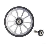 Roue silencieuse en caoutchouc 72 mm pour voyage (argenté)