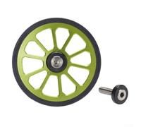 Roue silencieuse en caoutchouc 72 mm pour voyage (vert)