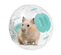 Roue silencieuse pour hamster - 14 cm/16 cm - Balle transparente pour hamster | Accessoires de cage pour petits animaux, sport, furet, fitness, nain d'Inde, intérieur et extérieur