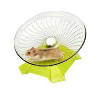 Roue silencieuse pour hamster, jouet de course pour petits animaux, 9,45 x 9,45 x 5,51 pouces, toupie d'exercice avec base stable, équipement d'activité robuste pour animaux de compagnie, accessoire