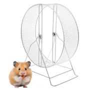 Roue silencieuse pour hamster - Petite roue pour hamster | Roue pour chinchilla | Roue de course durable pour hamster | Jouet d'exercice silencieux pour hamsters, souris, gerbilles | Outil d'enrichiss