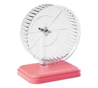 Roue silencieuse pour hamster - PP respectueux de l'environnement, base de sécurité antidérapante, design anti-chute, action stable et silencieuse | Exercice de confort pour les gros hamsters, ours