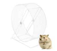 Roue silencieuse pour hamster - Roue de fitness amusante - Petit lecteur pour animaux de compagnie - Accessoire de fitness - Outil d'activité calme - Roue de jeu Gerbil - Jouet à mâcher sûr - Jouet de