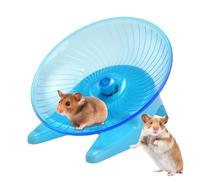 Roue silencieuse pour hamster - Roues transparentes antidérapantes pour les exercices de hamster - Fournitures pour hamsters nains, ours dorés, lièvres de miel, gerbilles à queue grasse et hamsters