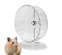 Roue silencieuse pour hamsters, silencieuse avec support - Roue de course jouet pour petits animaux, pour chinchillas, lapins, hérissons, gerbles et races de taille moyenne