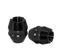 Roue Slider Axe Compatible Avec Yamaha Pour XMAX300 Accessoires Moto Fourche Avant Roue Silencieux Tube Cadre Protecteur Cadre Curseur Crash Protecteur(Black)