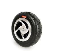 Roue Solide de 8 Pouces 200x60 Pneu airless Trou de 17 mm moyeu à Fente de clé de 6 mm pour kit de Moteur de Chariot (Bearing Type)