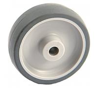 Roue synthétique gris 125 mm - alésage 15 mm - 100 kg - Alésage lisse AVL
