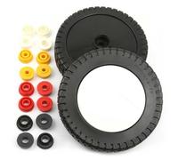 Roue tondeuse universelle Ø 180 mm / 45 mm jeu 3 bagues 8, 10, 12,7 mm par 2