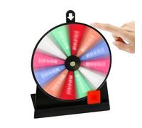 Roue tournante pour Les Prix,Roue tournante - Roue de Jeu antidérapante Wheel of Fortune avec Support - Tableau Acrylique effaçable 12 emplacements, Roulette pour Salons, carnavals, Festivals,