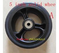Roue Tubeless Roue Rapide F0 Roues Solides De 5 Pouces, Jackhot, Pneu Solide De Scooter En Fiber De Carbone Nes Avec Jante En Alliage Ou Moyeu En Plastique