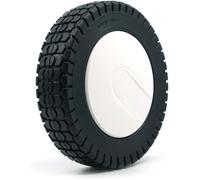 Roue universelle - Oregon - 175 mm - Couleur blanche - Manchons de réduction inclus - Tondeuses à gazon