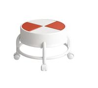 Roue Universelle Petite Tabouret 360 Enfants rotatifs poulies poulies Basses Basses Basse Plus Basse Hauteur Chaise avec Roues pour la Place pour la Maison (Marron)