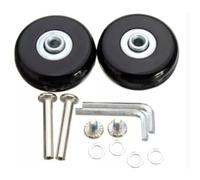 Roue Valise Universelle,Roue de Valise Universelle Roulettes de rechange universelles et durables for bagages de voyage, réparation silencieuse, pièces de valise, axes coulissants, résistants à l'usur