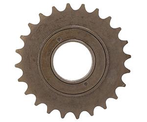 Roue Vélo 24T, Accessoire Cyclisme Durable, Rotation Douce et Silencieuse, Antirouille, Résistant à l’Usure - Confort de Conduite Optimisé, Lubrification Profonde, Adapté