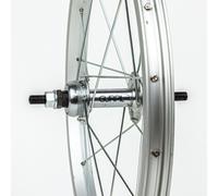 Roue vélo 400 A arrière à roue libre ( Argenté / 400mm (340-19mm) | Filetage roue libre )