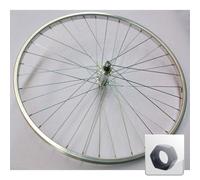 Roue vélo avant 650 B ( Argent / 650mm (584-19mm) )