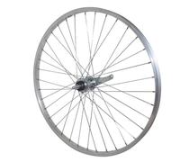 Roue vélo city arrière moyeu acier retropedalage aluminium Velox torpedo 1V. 26" Argenté 26"