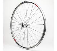 Roue vélo de course avant 700 en aluminium serrage rapide ( Argent / 28" (622-13mm) )