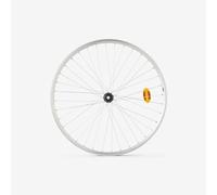 ROUE VILLE 28"/ ARRIERE/ DOUBLE PAROI/ ROUE LIBRE /VIS/ CHROMEE