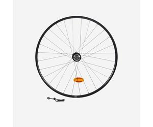 ROUE VTC 28" Avant Double paroi renforcée,pour frein à disque,attache QR Noire