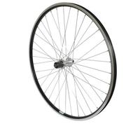 Roue Vtc 700x35 Arriere P2r Alu Noir Double Paroi Moy Alu Blocage Cassette 9-8 Vitesses