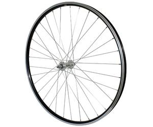 ROUE VTC 700X35 AVANT P2R ALU NOIR DOUBLE PAROI MOY ALU AXE PLEIN