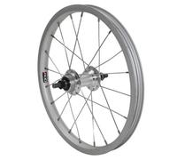 Stronglight Roue VTT 16" Arriere 16X1,75 ALU MOY Acier AXE Plein RL 1V. (Vendu sans ECROU 9x100)