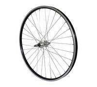 Autre pièce détachée vélo P2R Roue vtt 26 arriere alu noir double paroi moy alu roue libre 7-6v. axe plein