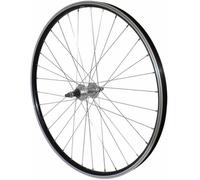 Roue VTT 26" p2r Arriere alu Noir Double paroi MOY alu Roue Libre 7-6v. axe Plein
