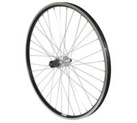 Roue Vtt 26 P2R Arriere Noir Double Paroi Moy Alu Blocage Cassette 9-8 vitesses