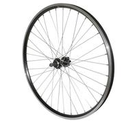 Roue Vtt 26 P2R Disc 6Trous Arriere Alu Noire Double Paroi Moy 36Rayons Alu Disque Roue Libre 8-7-6V.