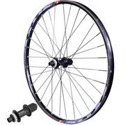 Roue vtt 27.5" ar k7 jante noir mach1 klixx boost tub.ready. disque cent.