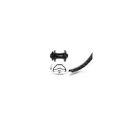 Xlc Rodi Ready 25 Evo 27.5´´ 6b Disc Mtb Front Wheel Noir 15 x 100 mm