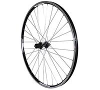 Roue VTT 29" Combo Arriere Noir RENFORCE V-Brake MOYEU Shimano RM66 Compatible Disc CENTERLOCK pour Shimano-SRAM 11-10-9-8V. (Jante Double PAROI avec Oeillets-RAYONNAGE INOX)